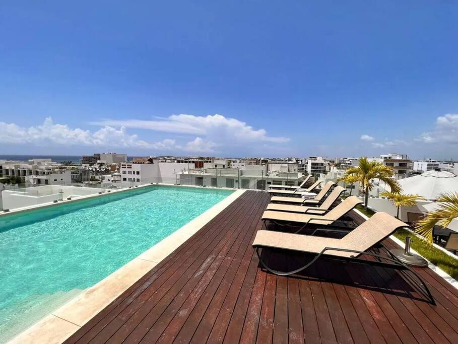 5Th Ave - Gym - Pool - Rooftop Плая-дель-Кармен Экстерьер фото
