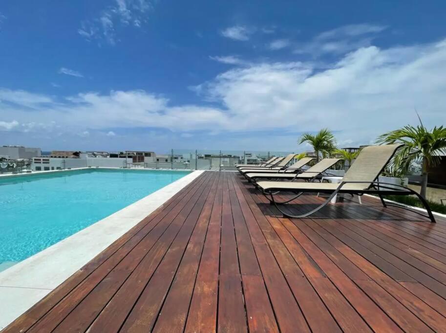 5Th Ave - Gym - Pool - Rooftop Плая-дель-Кармен Экстерьер фото